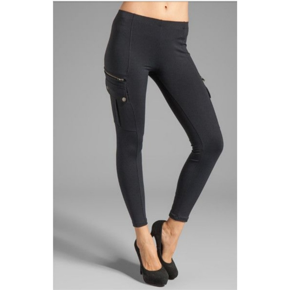 Like New!! David Lerner Leggings with Zippers